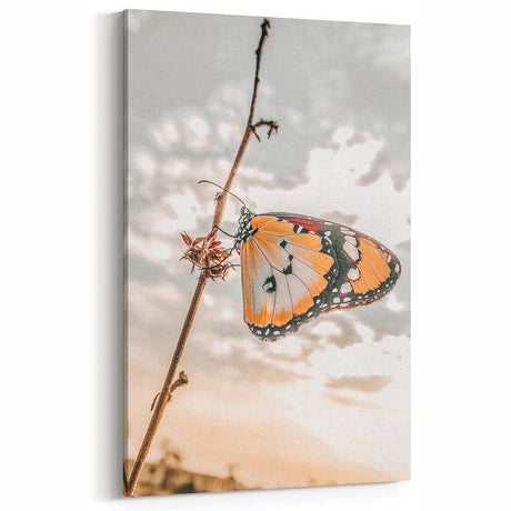 Butterfly Wall Art – Rustic Farmhouse Nature-Inspired Decor Print