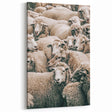 Sheep Herd Wall Art – Rustic Farmhouse Pastoral Country Decor Print