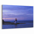 Nantucket Wall Art – Lighthouse at Dusk Coastal Canvas Prints & Framed Art
