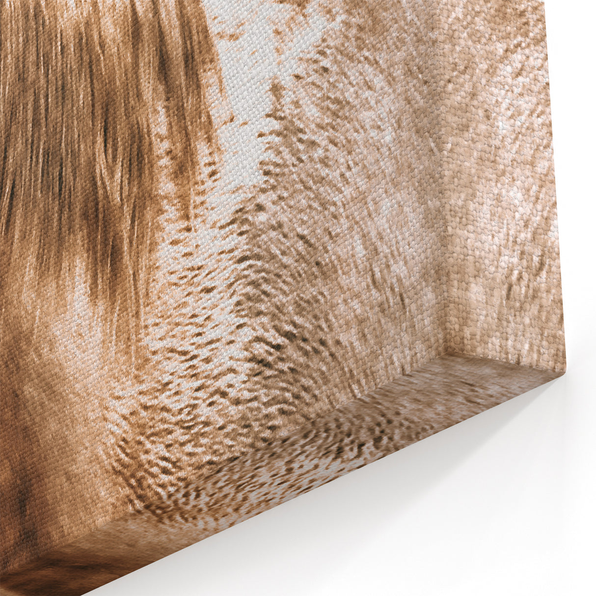 Vintage Farmhouse Wall Art - Majestic Horse in Rustic Country Scene