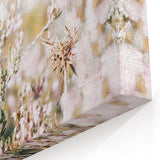 Farmhouse Wall Art - Soft Floral Meadow with Vintage Rustic Charm