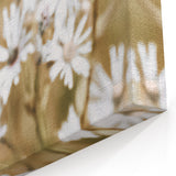 Farmhouse Wall Art - Soft White Daisies in Rustic Meadow Print