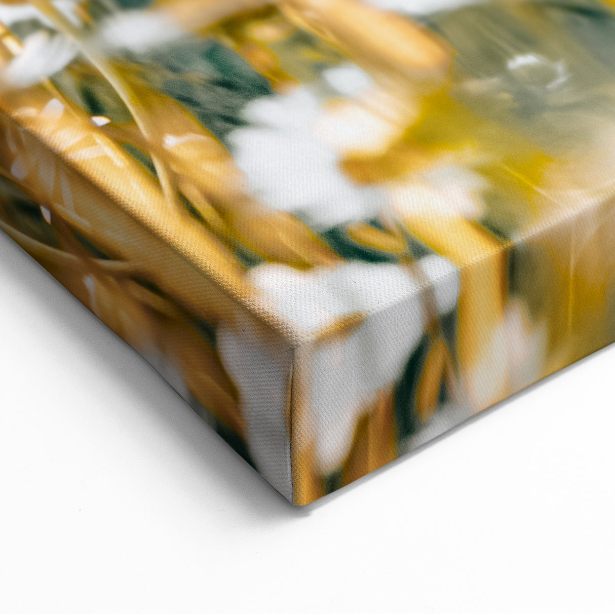 Farmhouse Wall Art - Bright Sunlit Daisies in Rustic Meadow Print