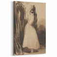 Victorian Gothic Lady Print - Mysterious Reflection - Gothic Wall Art