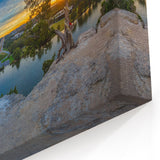 Texas Scenery Prints- Pennybacker Bridge Sunset Austin Cityscape Art