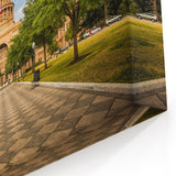 Austin Cityscape Art - Texas State Capitol Tree-Lined Path Austin Cityscape Art