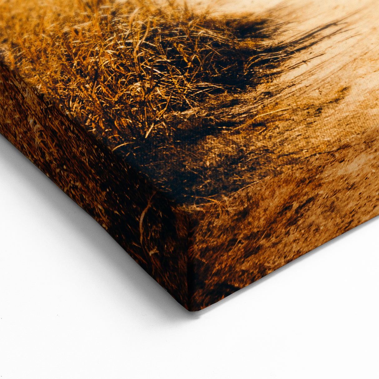 Nantucket Island Wall Decor – Bold Lighthouse on Golden Fields Canvas Art