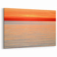 Nantucket Coastal Art – Tranquil Sunset Over Calm Ocean Canvas Prints