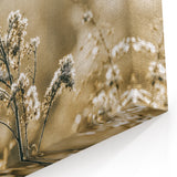 Farmhouse Wall Art - Soft Sunlit Wildflowers in Rustic Field Print
