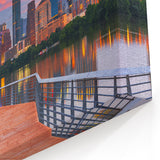 Austin Wall Art - Texas Skyline Sunset Pathway Austin Photography Decor
