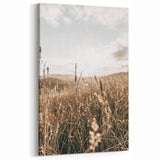 Farmhouse Wall Art - Rustic Sunset Landscape for Cozy Country Decor