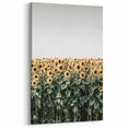 Farmhouse Wall Art - Vibrant Sunflower Field for Rustic Country Decor