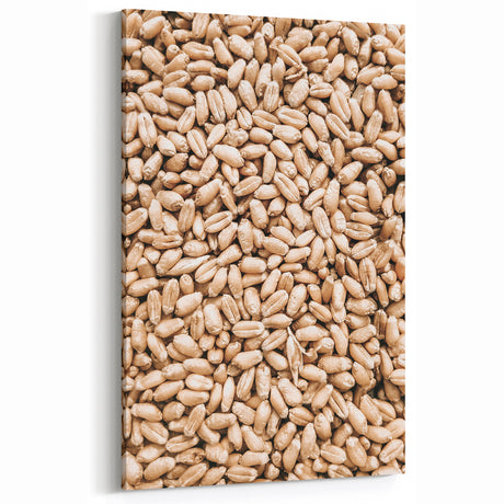 Farmhouse Wall Art - Wheat Grain Texture for Rustic Country Decor