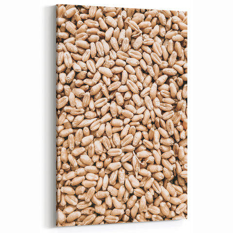 Farmhouse Wall Art - Wheat Grain Texture for Rustic Country Decor