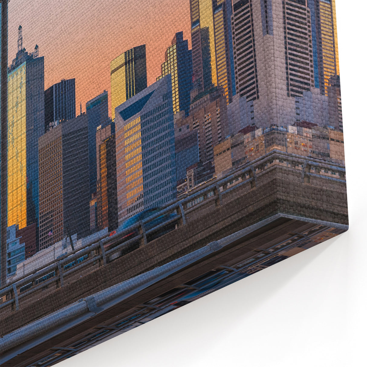 Dallas Skyline Wall Art - Texas Urban Landscape Canvas Iconic Cityscape