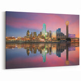 Dallas Skyline Wall Art - Texas Night View Cityscape Iconic Photography