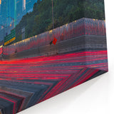 Dallas Skyline Wall Art - Texas Urban Sunset Cityscape Iconic Print