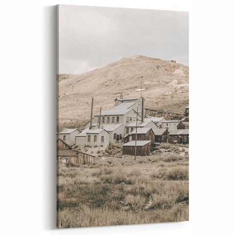 Rustic Desert Ghost Town Wall Art - Vintage Farmhouse Style Decor
