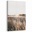 Farmhouse Wall Art: Golden Sunset Over Wheat Field Country Décor