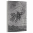 Angels Ascending Print - Mystical Gothic Celestial Wall Art Decor