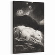 Fantastical Creature Under Stars - Gothic Mystical Wall Art Print