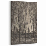 Enchanted Forest Scene - Mysterious Gothic Woodland Art Print