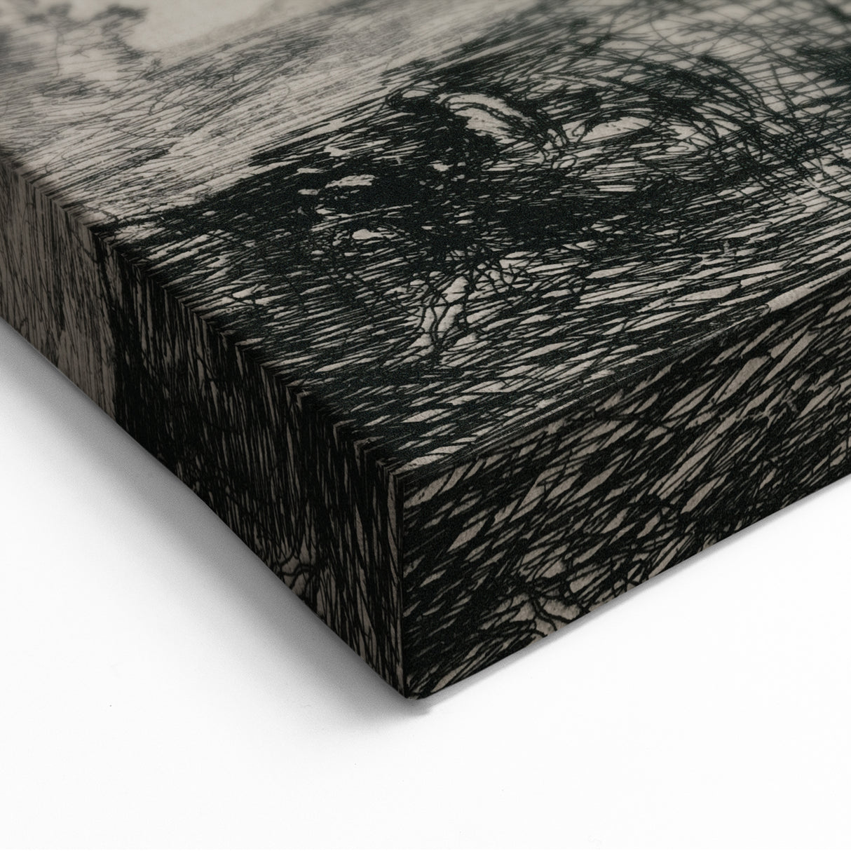 Medieval Gothic Canvas - Mysterious Landscape Dark Decor Style