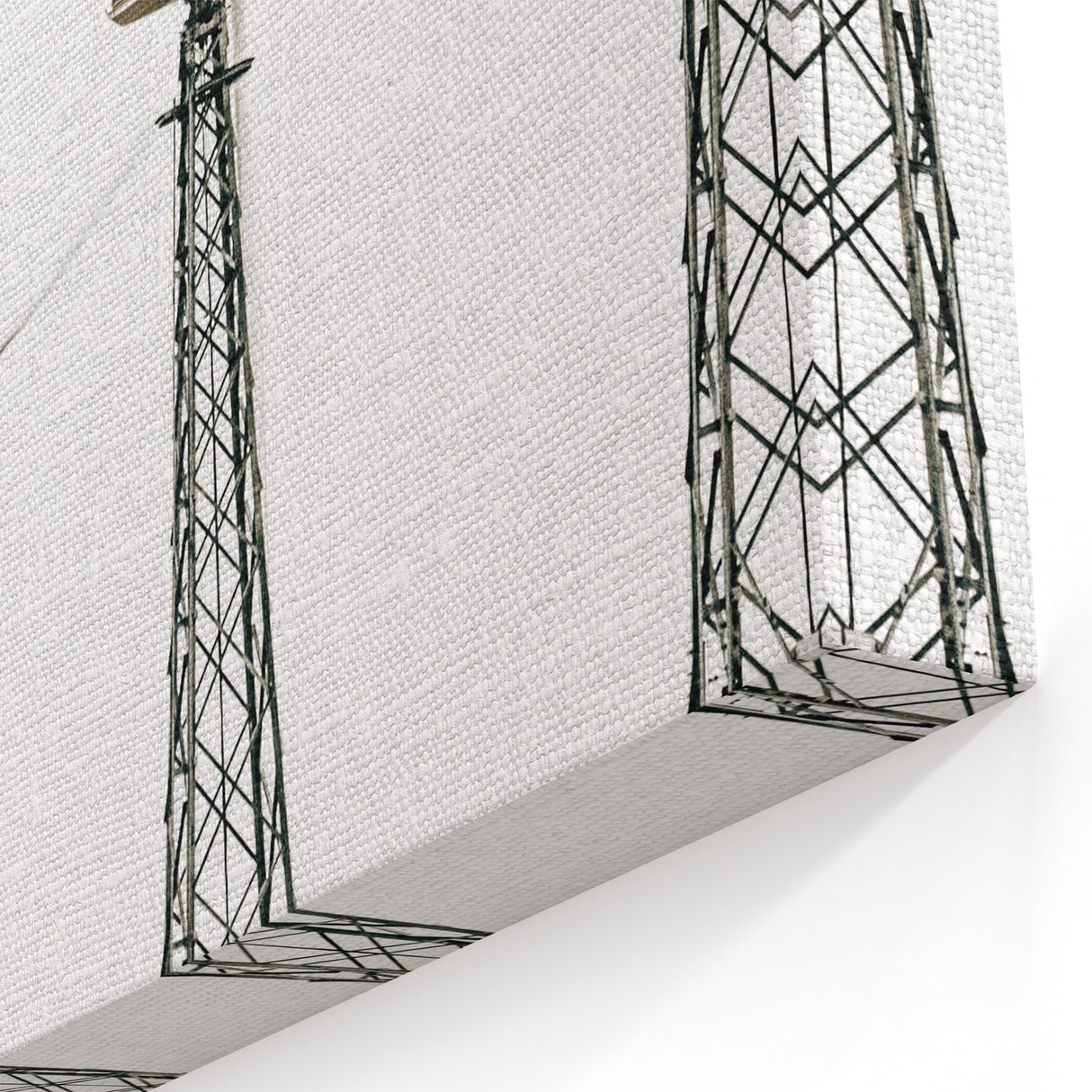 Farmhouse Wall Art: Wind Turbine Field for Modern Rustic Farmhouse Decor