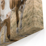 Farmhouse Wall Art: Pastoral Cows in Meadow for Rustic Farmhouse Decor