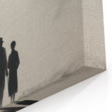 Electric Wall Art - Abstract Monochrome Walk Through Foggy Landscape