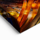 Dallas Cityscape Prints - Iconic Urban Highway by Texas Night View Art