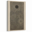 Electric Art Canvas - Intricate Monochrome Circular Dot Pattern Design