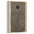 Electric Art Canvas - Intricate Monochrome Circular Dot Pattern Design