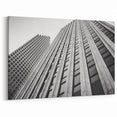 Houston Wall Art - Black and White Texas Cityscape Print of Skyscrapers