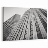 Houston Wall Art - Black and White Texas Cityscape Print of Skyscrapers
