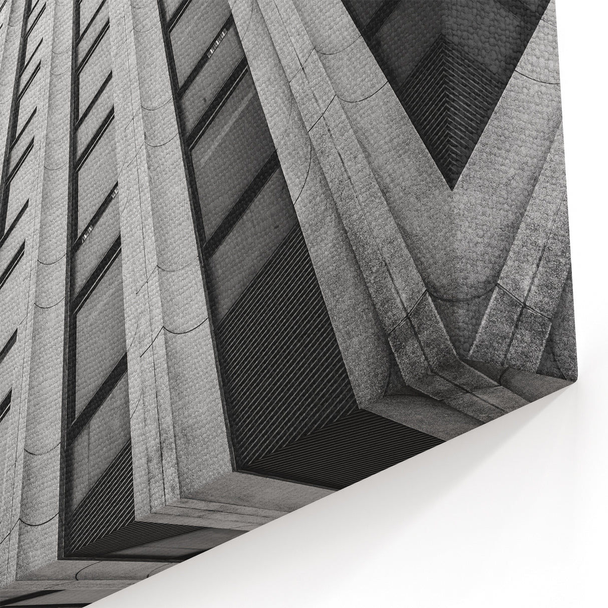 Houston Wall Art - Black and White Texas Cityscape Print of Skyscrapers