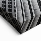 Houston Wall Art - Black and White Texas Cityscape Print of Skyscrapers