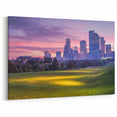 Houston Wall Art - Texas Cityscape Prints of Sunset Over Houston Skyline