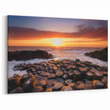Giant's Causeway Art – Northern Ireland Coastal Sunset Print