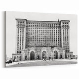 Detroit Architecture Print – Iconic Black and White Detroit Wall Art