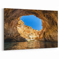 Portugal Wall Art - Algarve Coastal Cave Scene Scenic Portugal Prints
