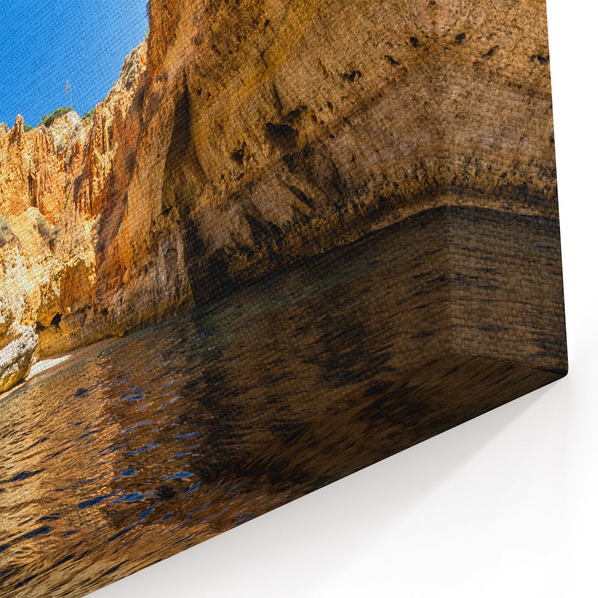 Portugal Wall Art - Algarve Coastal Cave Scene Scenic Portugal Prints