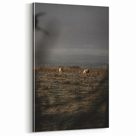 Misty Farm Sheep Rustic Decor - Vintage Farmhouse Art