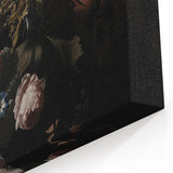 Dramatic Dark Floral Art: Moody Bouquet Wall Print for Interior Decor