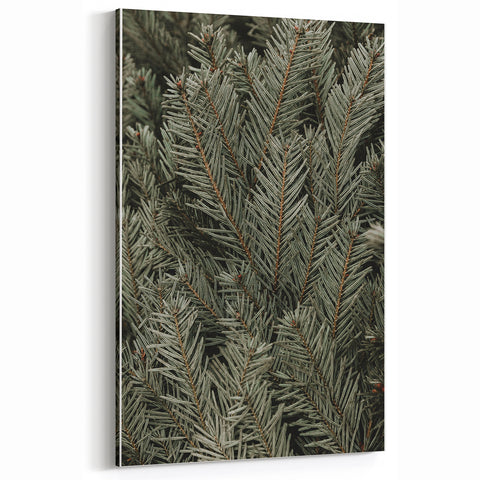 Evergreen Pine Needles Art - Rustic Nature Wall Decor