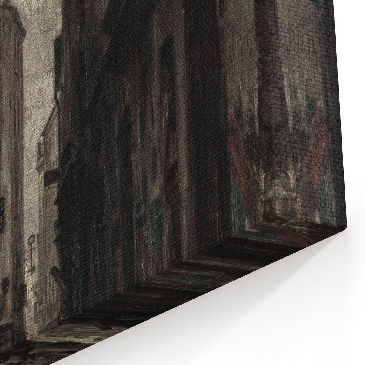 Moody Art Prints - Vintage Street Scene in Timeless Dark Tones