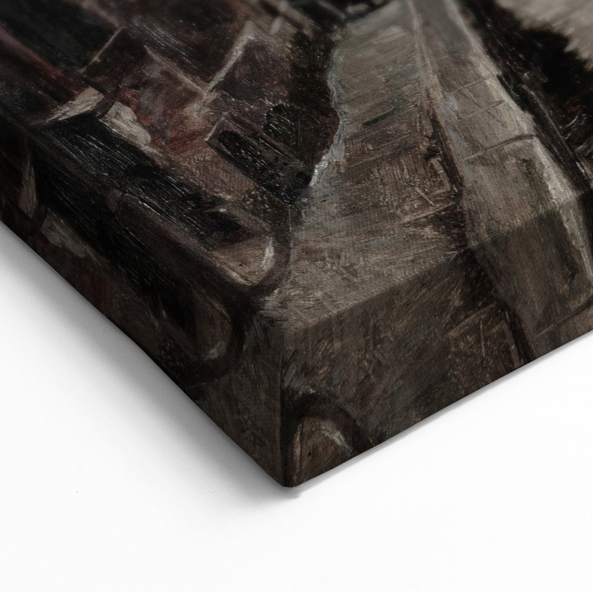 Moody Art Prints - Vintage Street Scene in Timeless Dark Tones