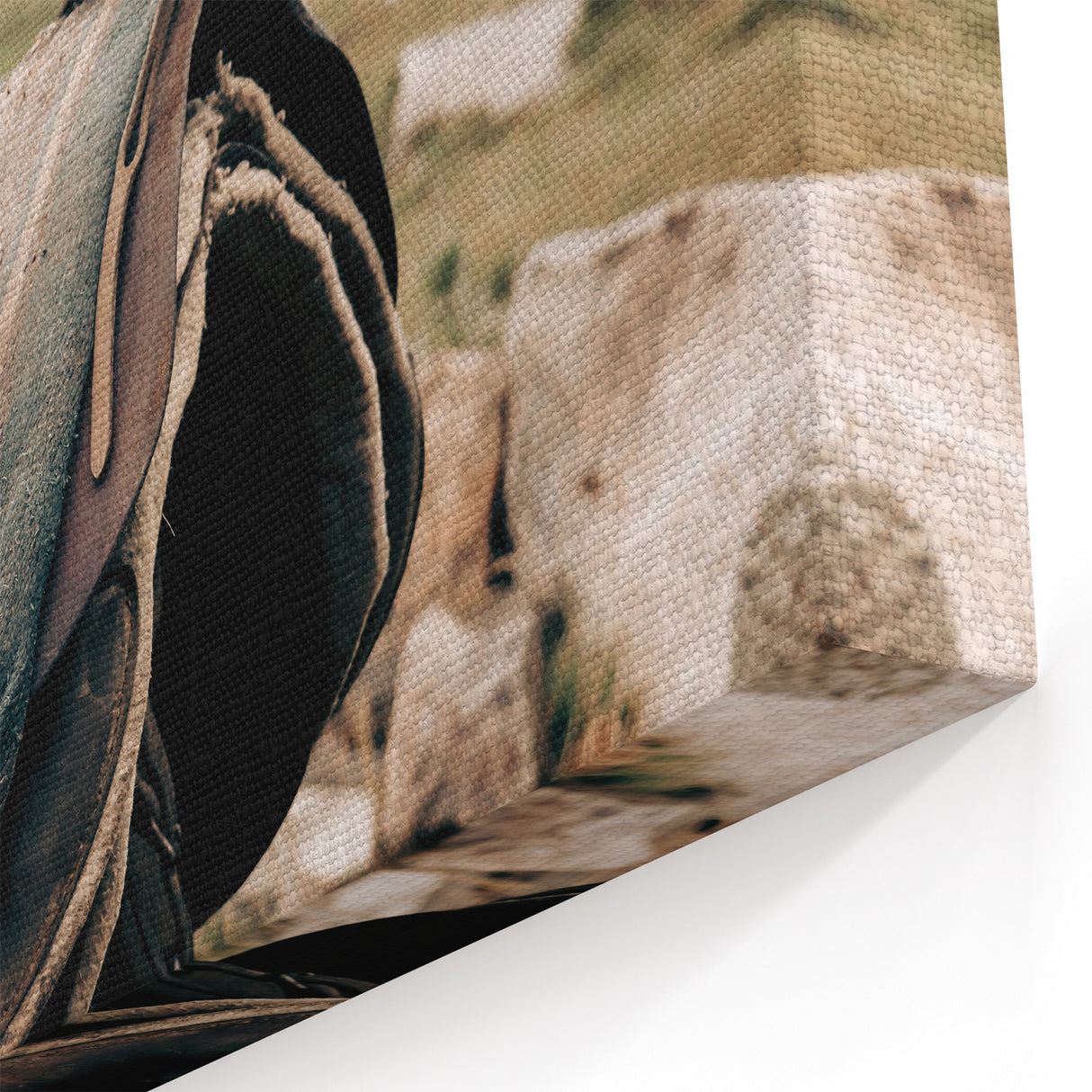 Rustic Saddle and Horses Farmhouse Wall Art – Country Style Decor