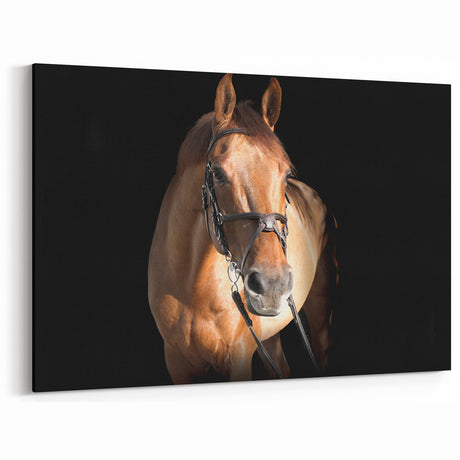 Majestic Horse Farmhouse Wall Art – Rustic Country Style Decor Piece