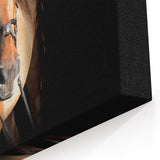 Majestic Horse Farmhouse Wall Art – Rustic Country Style Decor Piece